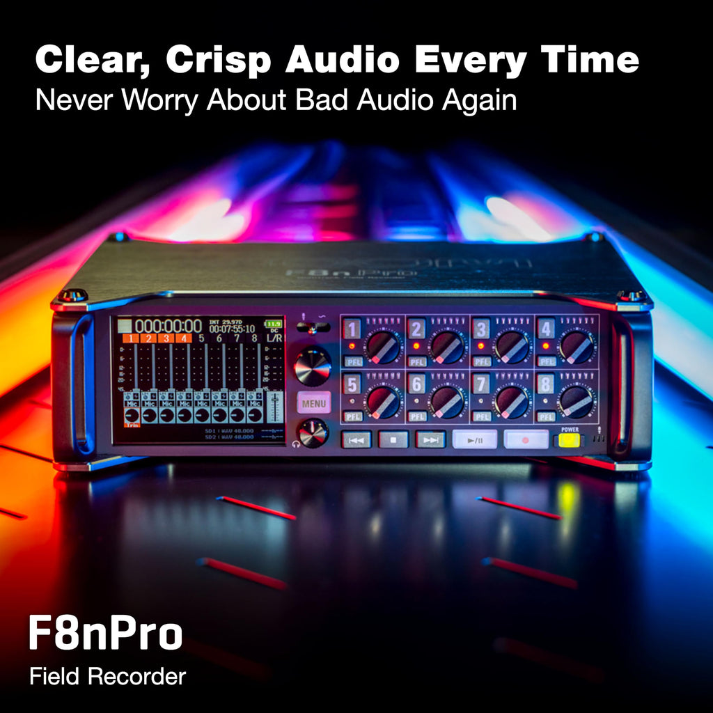 Field Recorder with 8 Inputs & 10 Tracks B407809