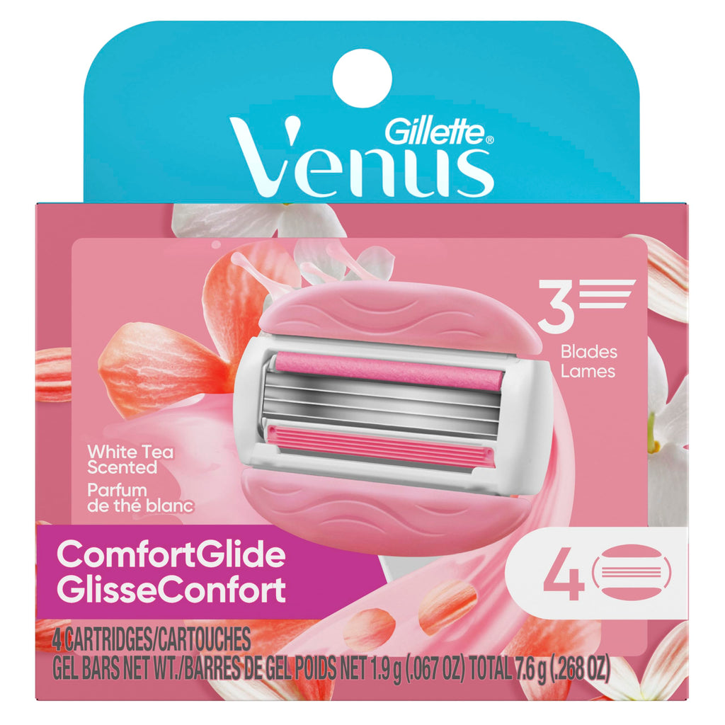 White Tea Razor Refills, 4 Cartridges H776431
