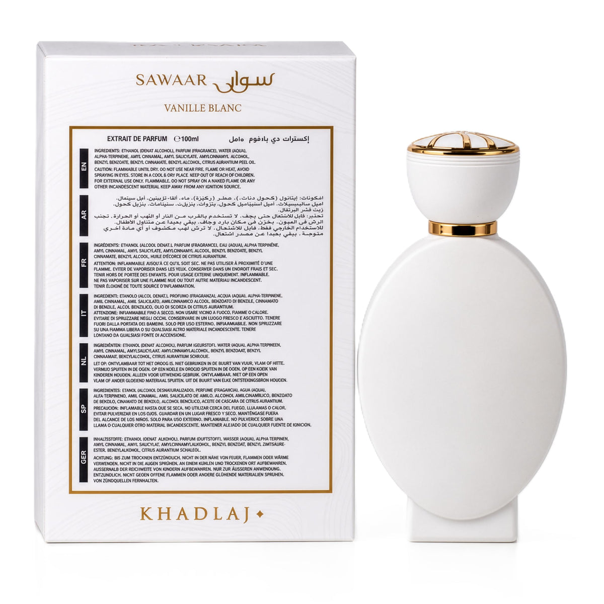 Vanilla Sweet Woody Extrait de Parfum 3.4 Ounce Q181