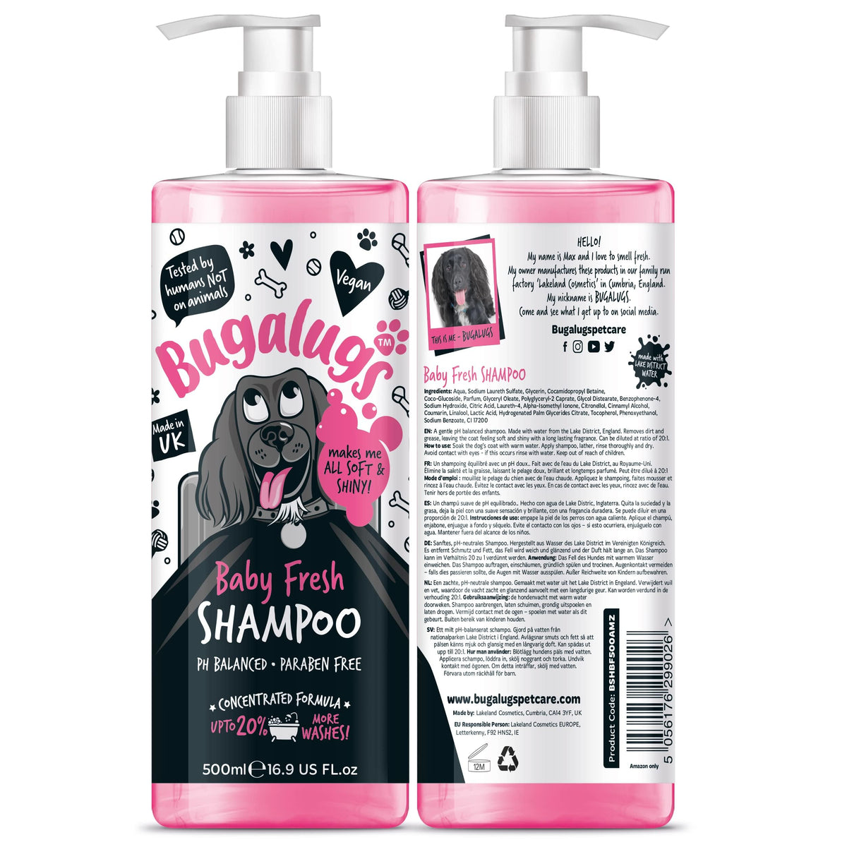Baby Powder Scent Dog Shampoo 16.85 FL Oz S986107