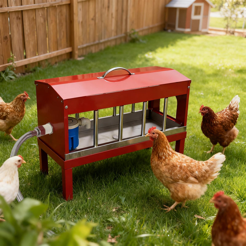 Automatic Chicken Waterer with Detachable Legs R493689