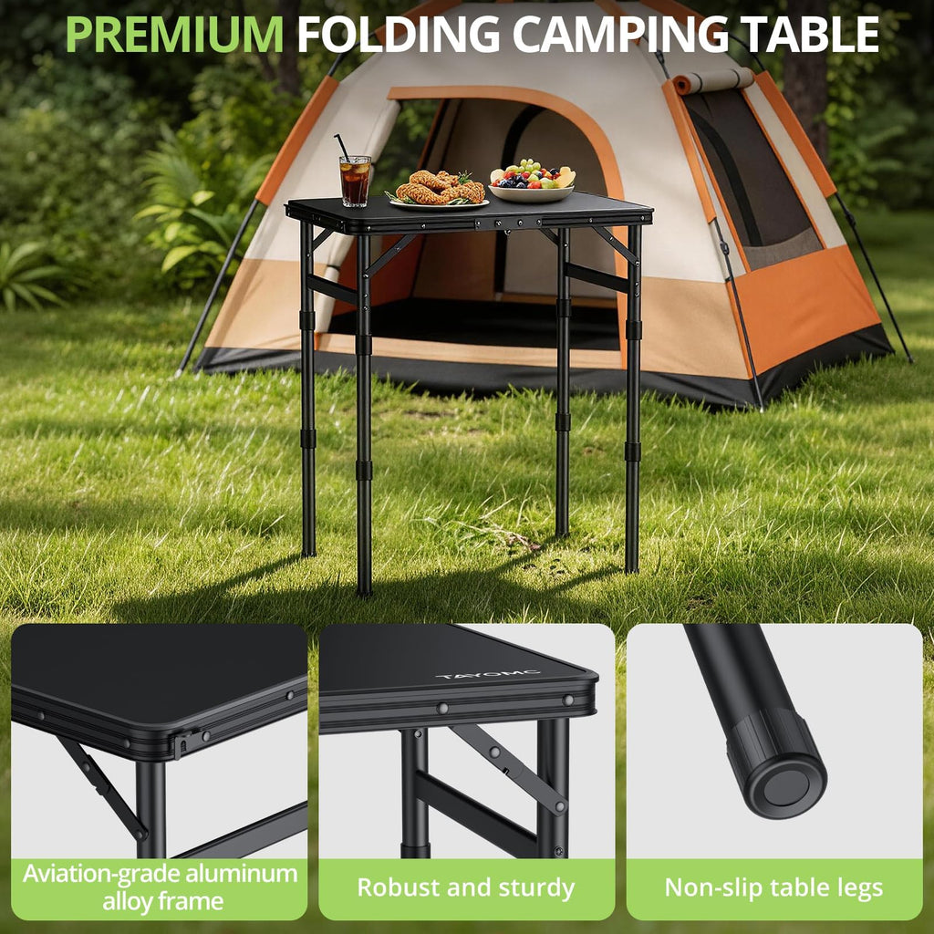 2ft Adjustable Folding Camping Table P2009