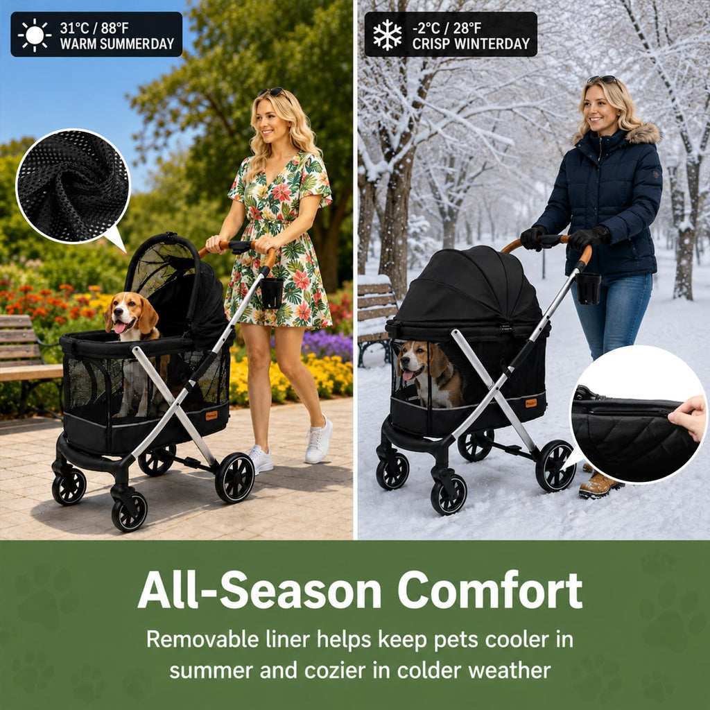 Lightweight Aluminum Dog Stroller A211194
