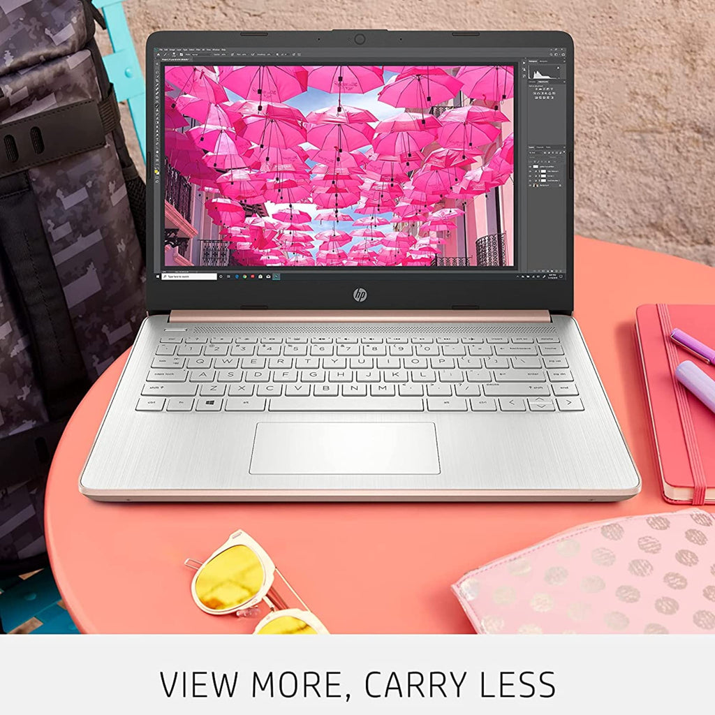 14'' HD Laptop Intel Celeron 4GB 64GB eMMC Pink Gold Y58968