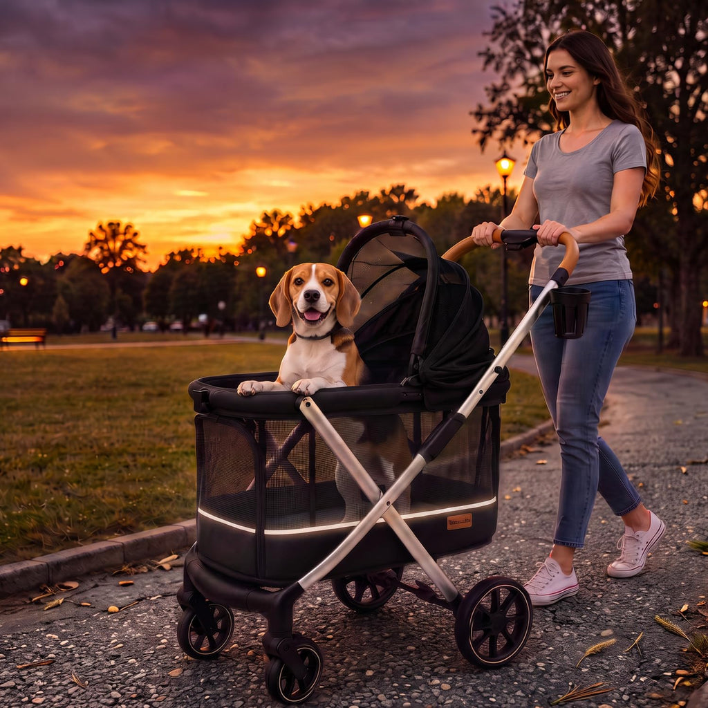 Lightweight Aluminum Dog Stroller A211194