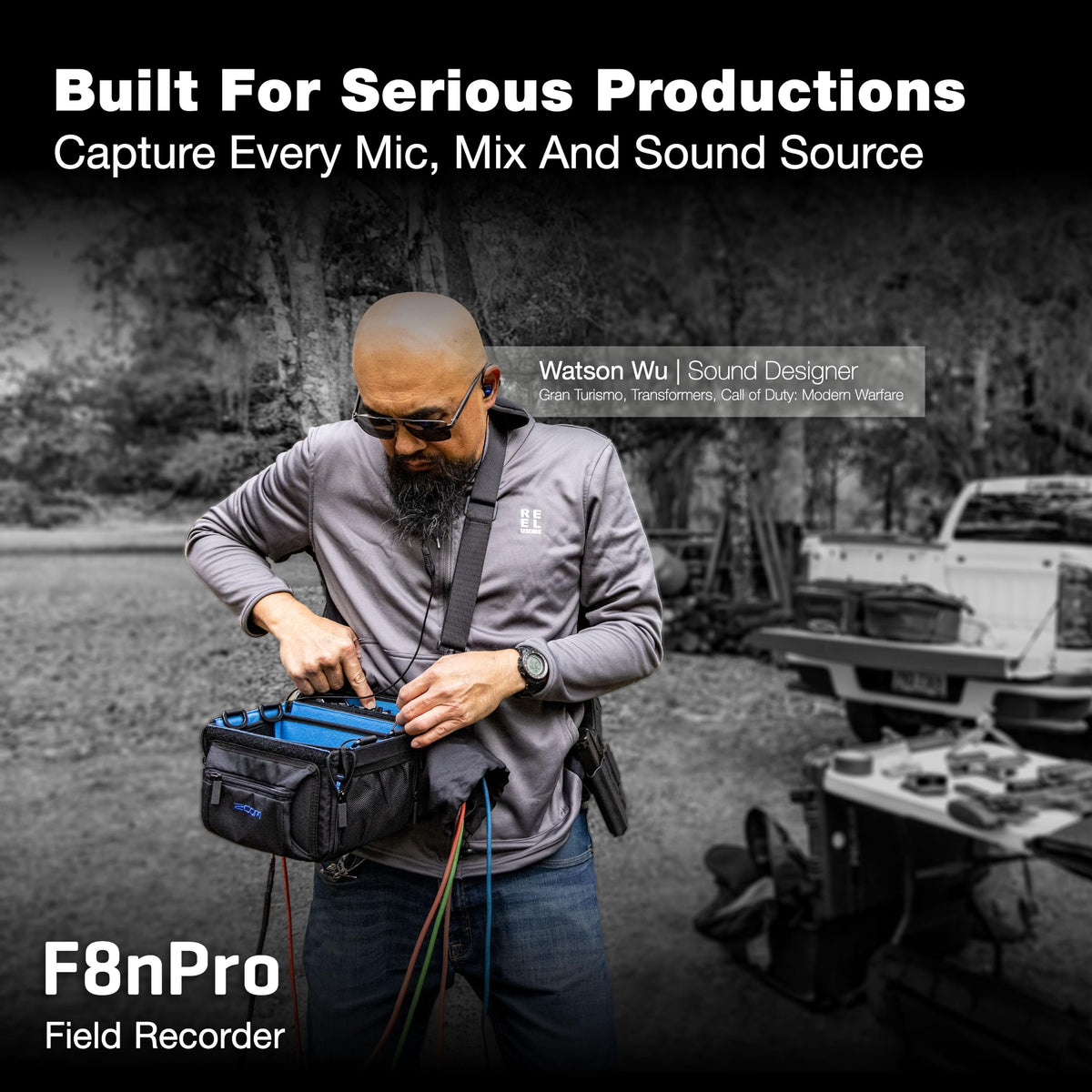 Field Recorder with 8 Inputs & 10 Tracks B407809