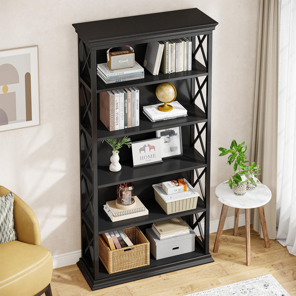 71 Inches 6-Tier Bookcase E221
