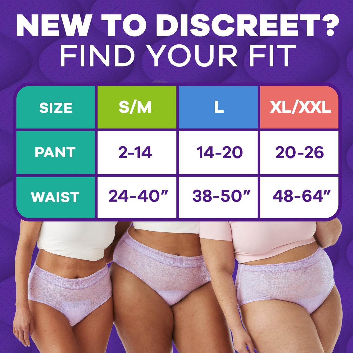 Scented Adult Diapers Size S/M 26 Count Q1019