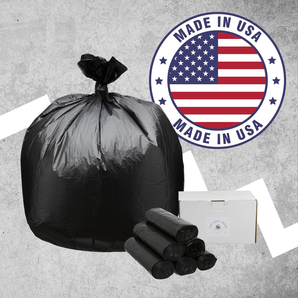 45 Gallon Black Trash Bag 150 Count Can Liner H266
