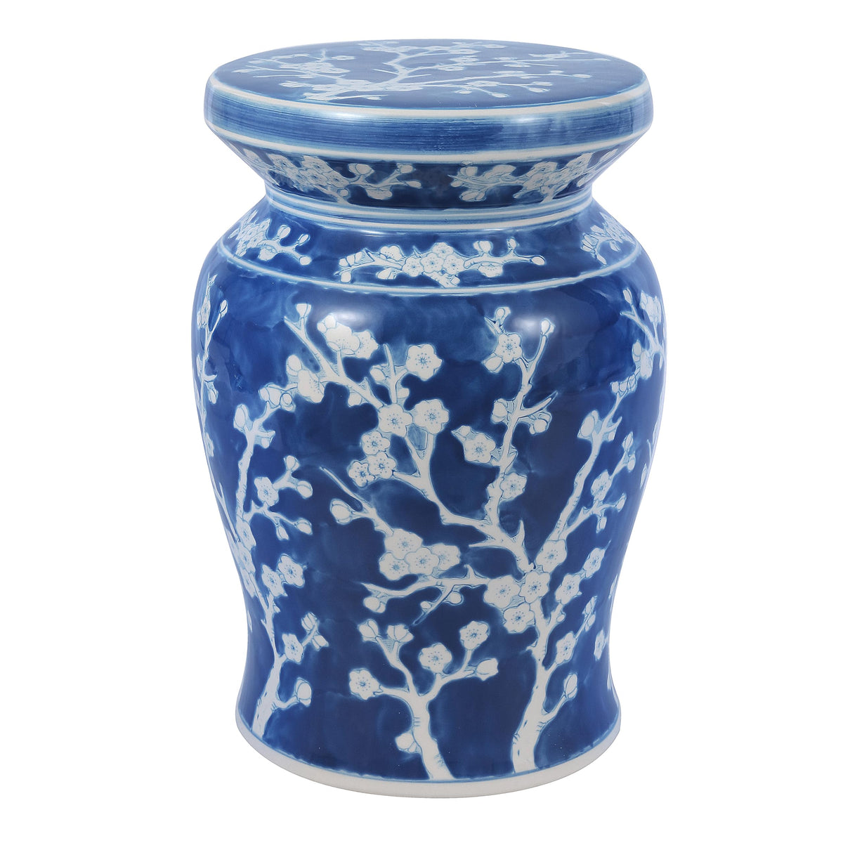 Ceramic Garden Stool 18" Side Table O50808