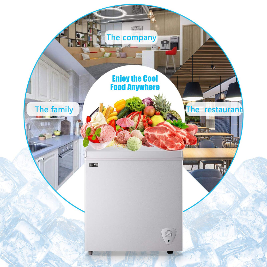 White 5.0 Cu.Ft Chest Freezer J843