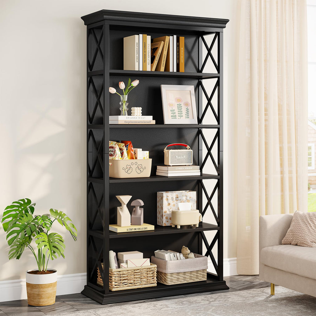 71 Inches 6-Tier Bookcase E221