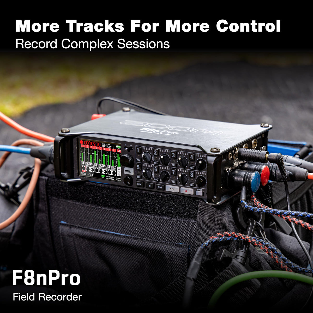 Field Recorder with 8 Inputs & 10 Tracks B407809