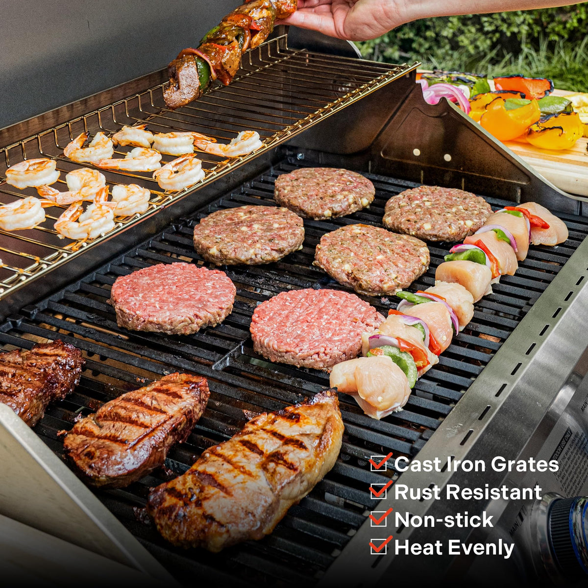 4+2 Burner Propane Gas Grill Stainless Steel S806