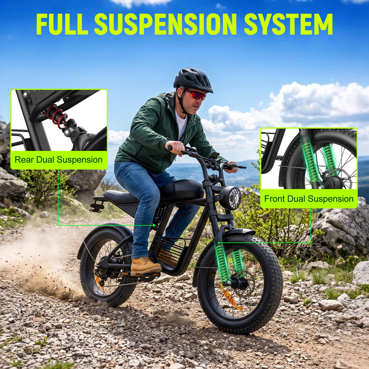 1500W 48V 20Ah Electric Bike V151074