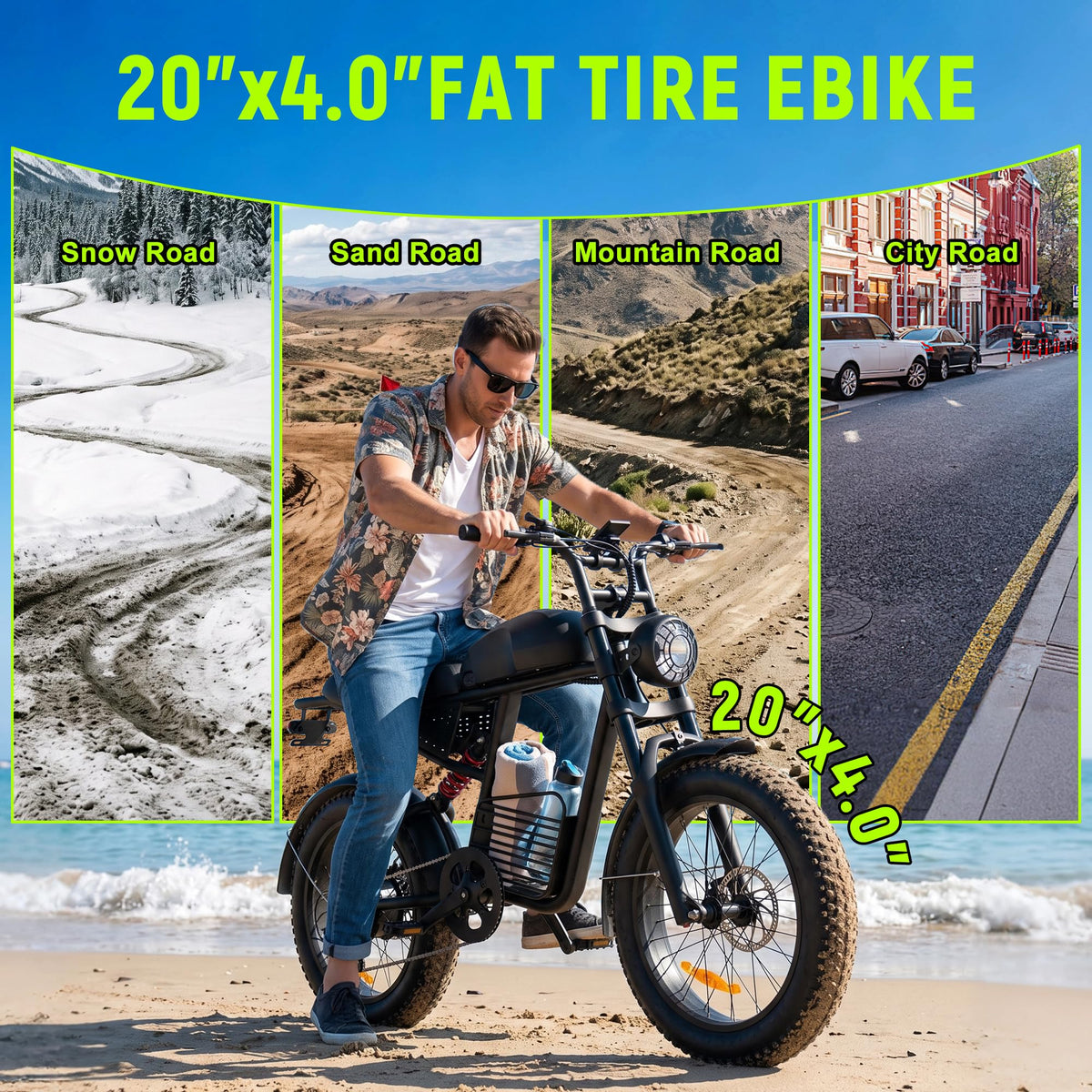 1500W 48V 20Ah Electric Bike V151074